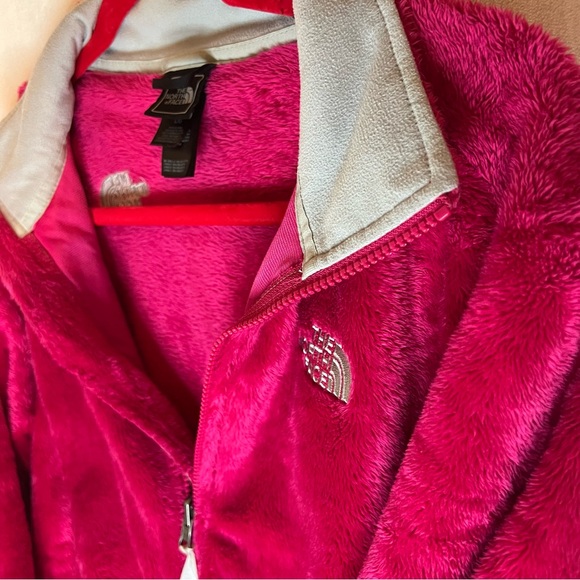 Women’s Hot Pink Fleece North Face Jacket Size Large Pre-owned - Picture 8 of 12
